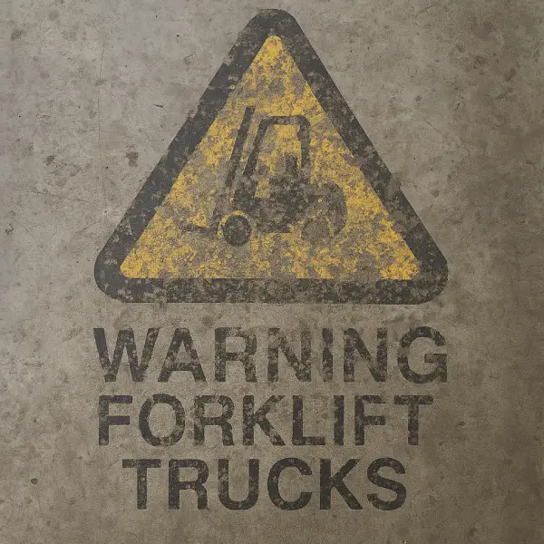 Forklift Sign Gobo Projector